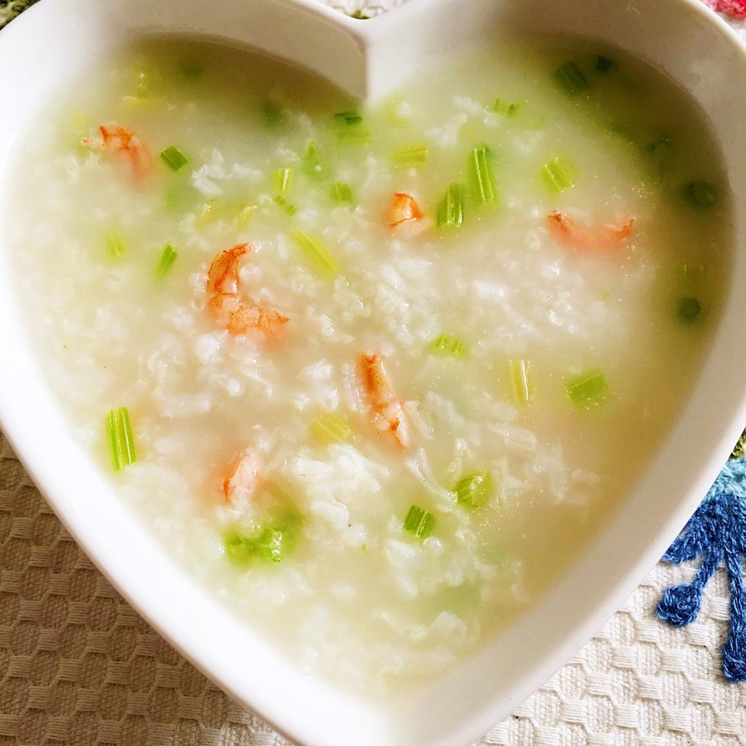 鲜虾香芹粥