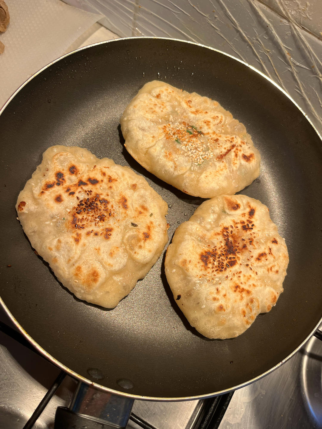 不用揉面的软面馅饼