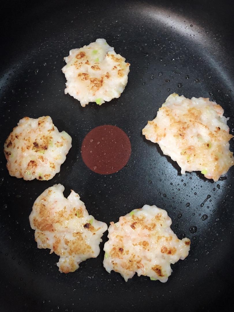 自制虾饼