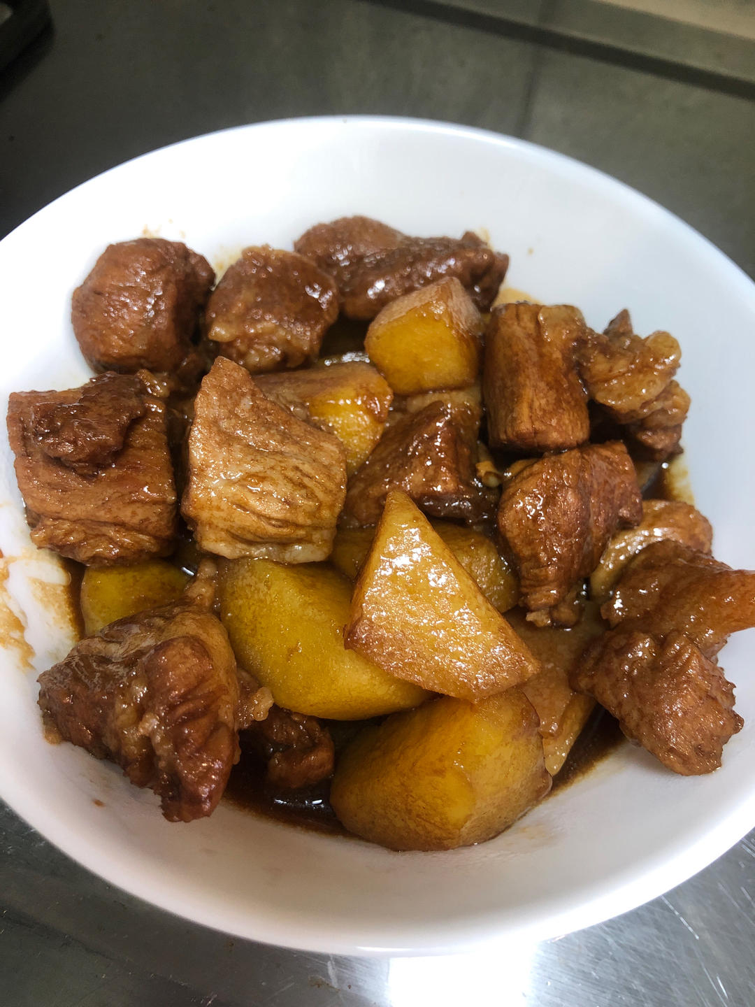 红烧肉炖土豆（丝毫不腻）