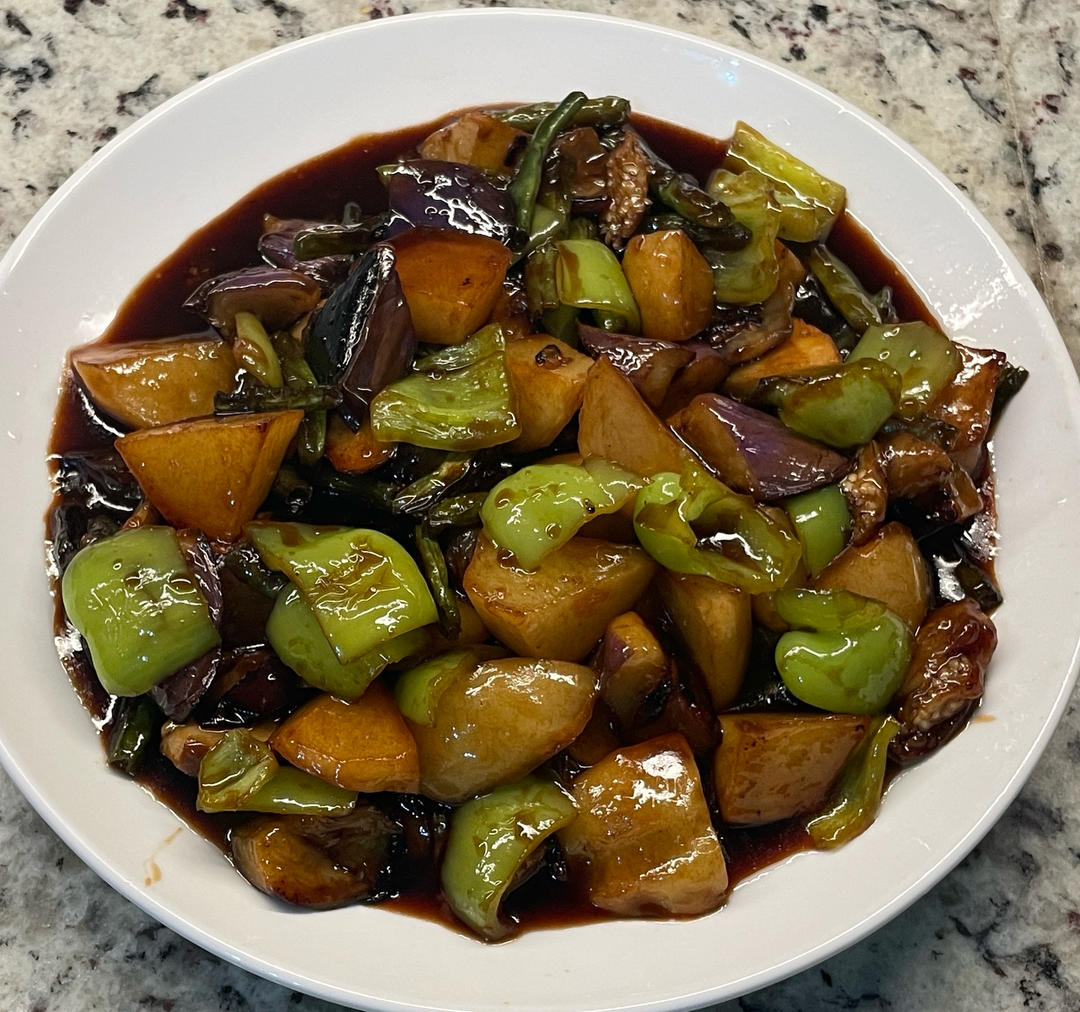 超级下饭的地三鲜