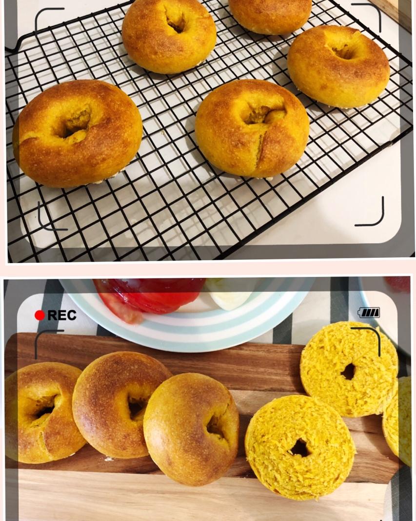 减肥神包——南瓜贝果（无糖无油）