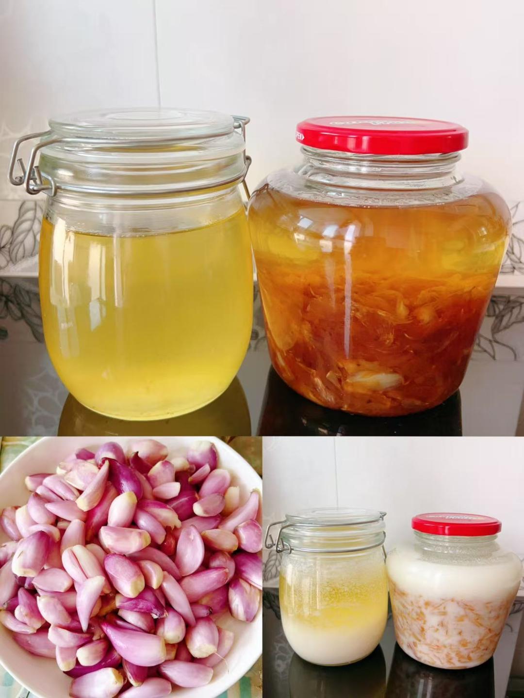 红葱头熬制的葱头猪油～葱油