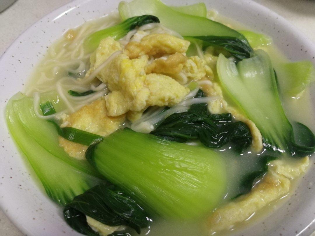 鸡蛋青菜小面（早餐夜宵管饱）
