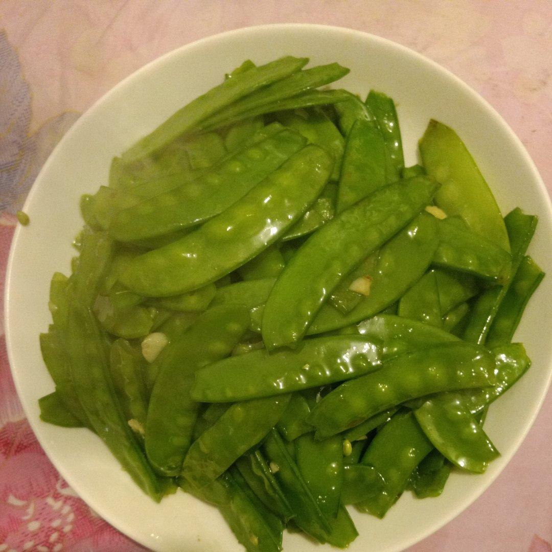 蒜蓉清炒荷兰豆，简单好做又好吃