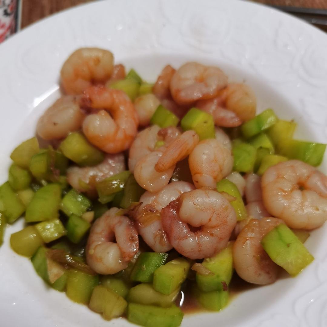虾仁炒青瓜