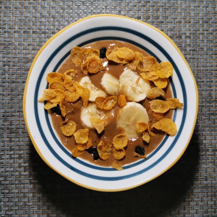 咖啡香蕉燕麦粥——听着像黑料其实好吃得舔盘子的做法