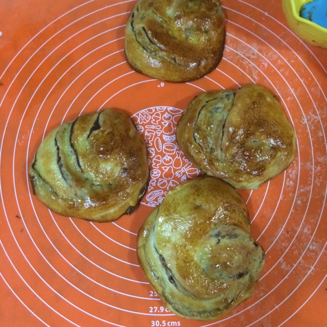 豆沙卷面包