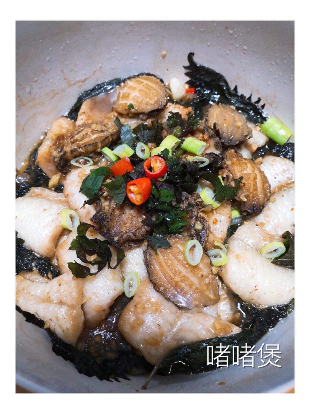 【生啫鱼头煲】鱼头烧的啫啫叫，广东第一煲！
