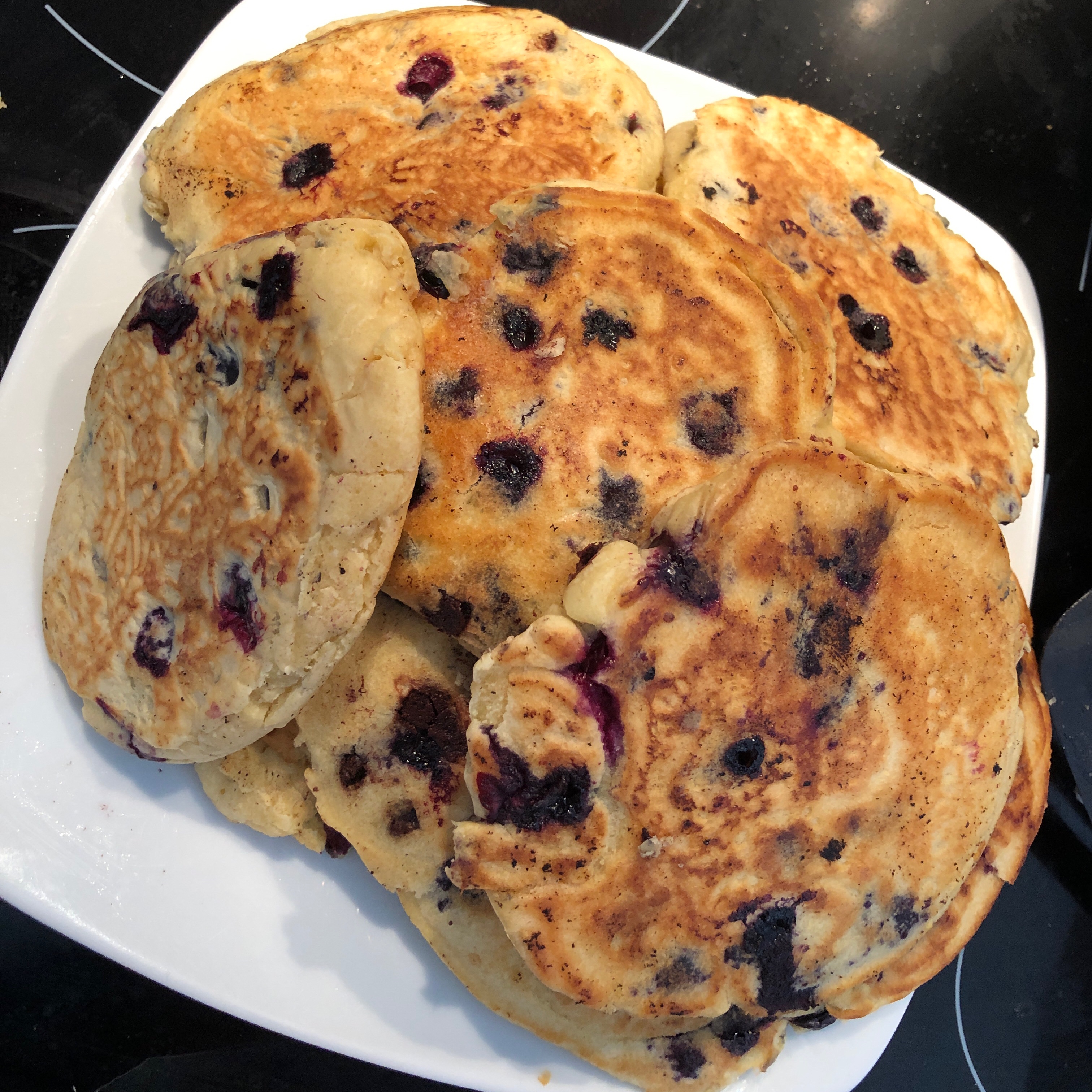 松饼万能公式/美式蓝莓/巧克力松饼 Perfect Blueberry/Chocolate Chip Pancakes的做法