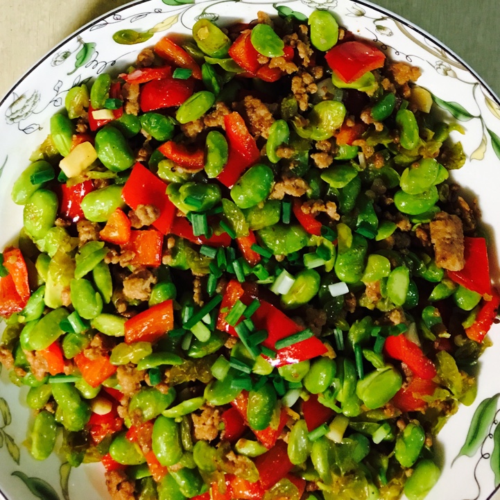 下饭菜 肉末毛豆