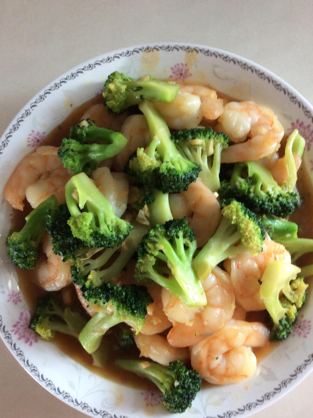 减肥去脂的西兰花炒虾仁