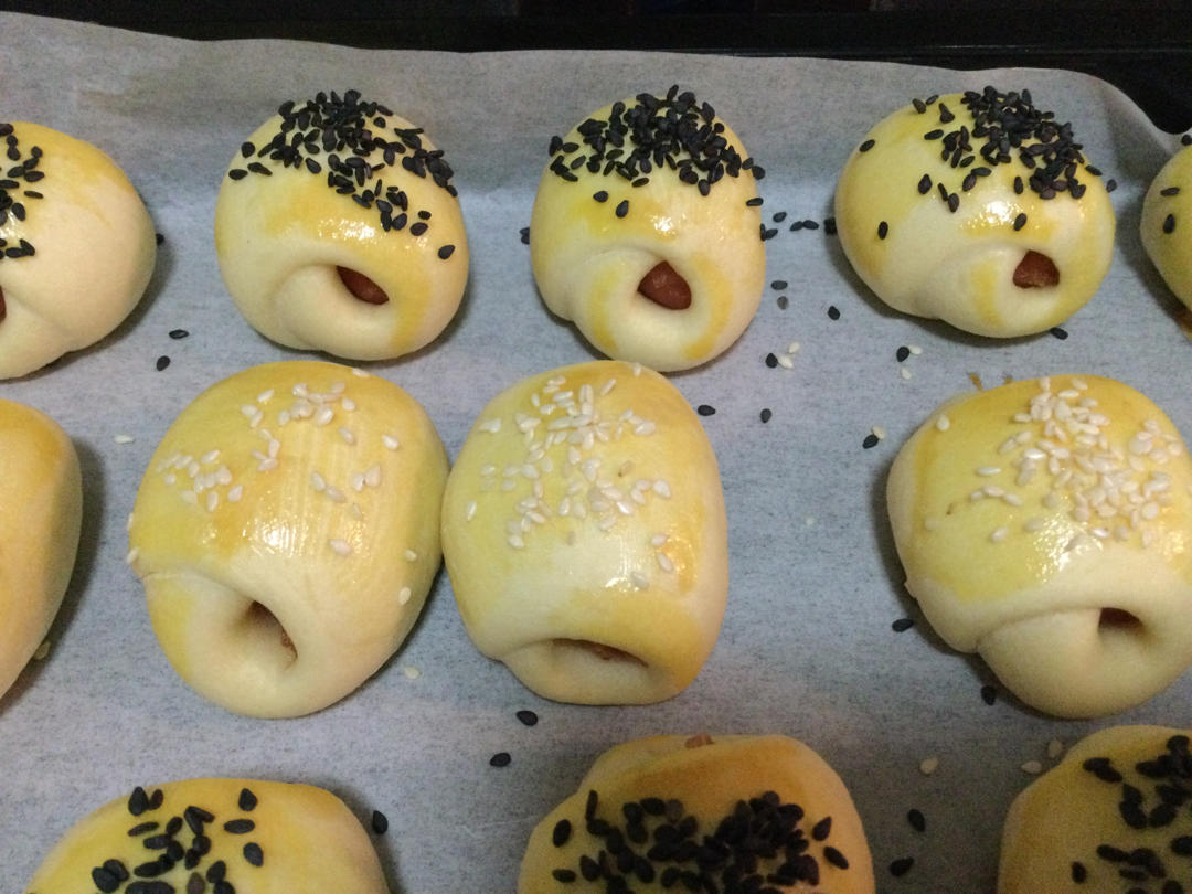 迷你肠仔包（一次发酵）