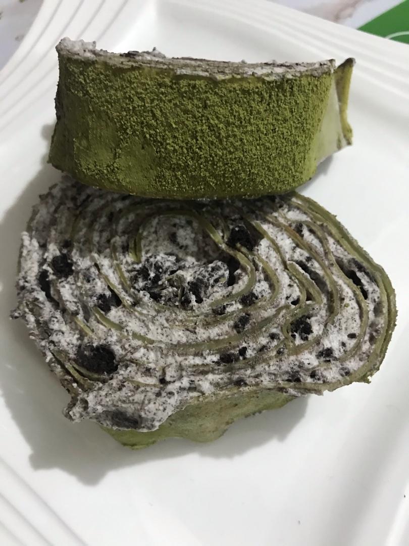 绿茶千层蛋糕卷