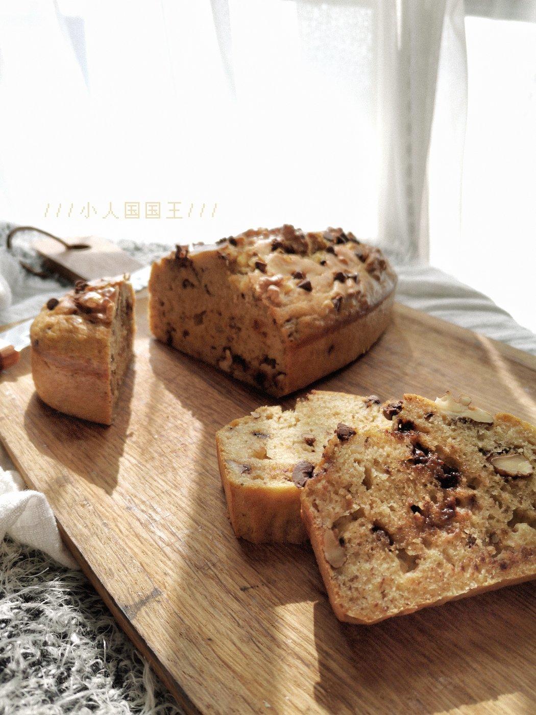 简易版香蕉核桃蛋糕