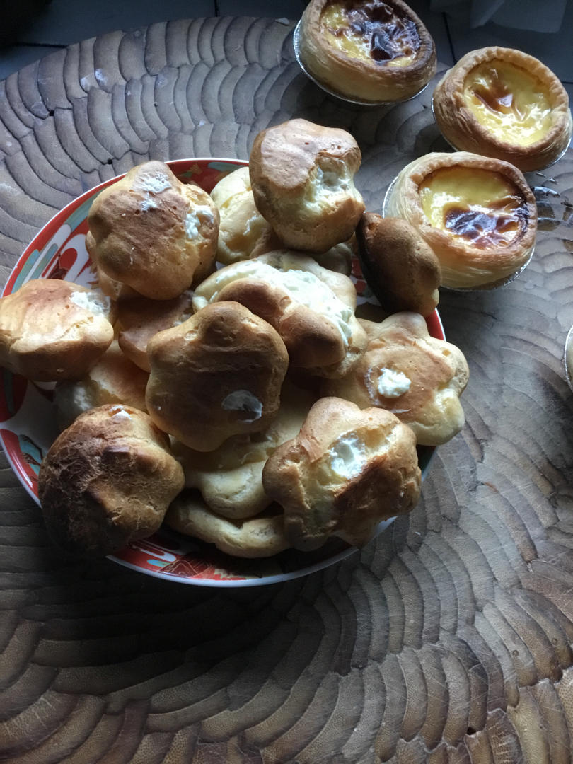 简单易成功的奶油小泡芙做法