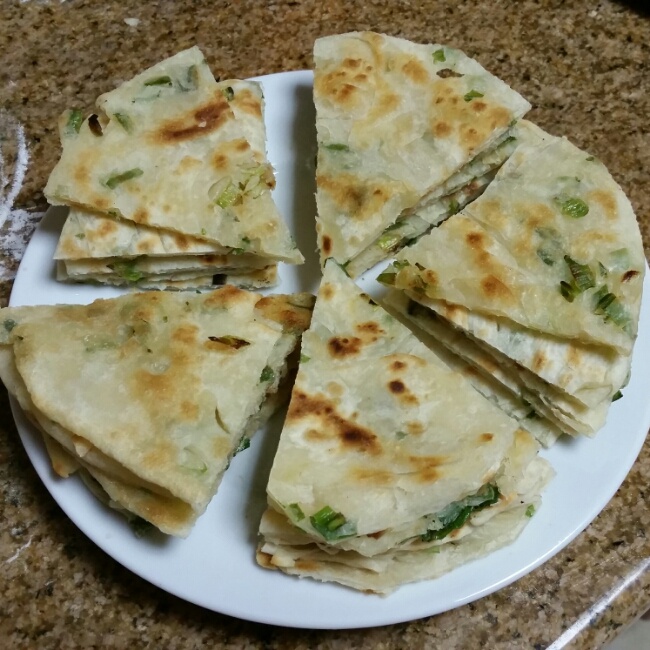 自制葱油饼