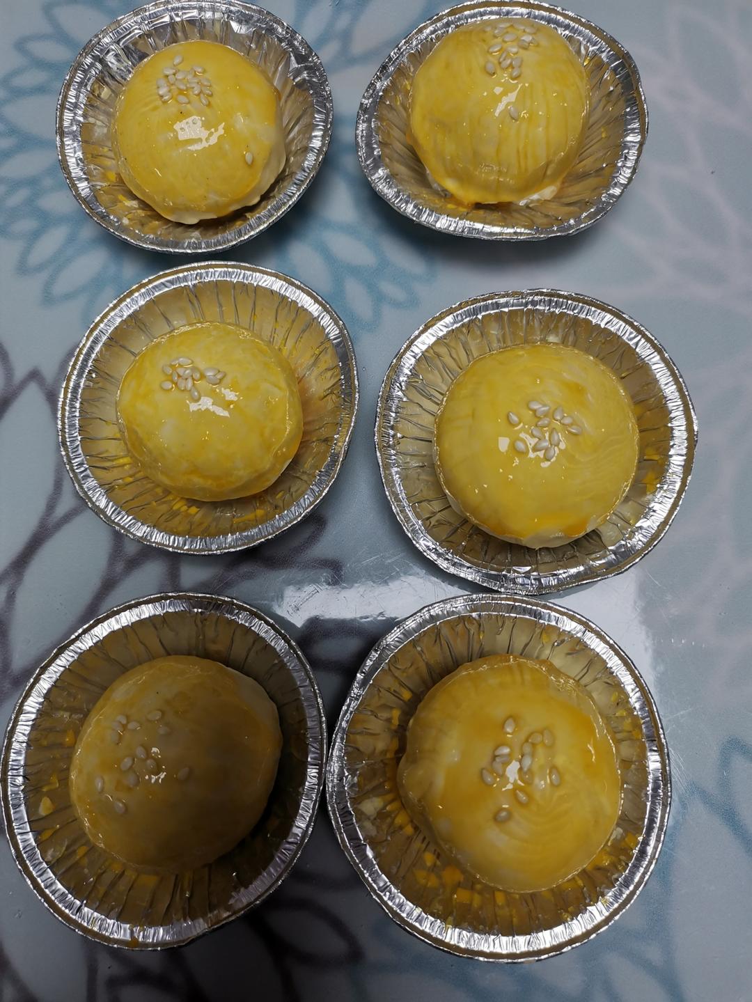 有空气炸锅就能做的小点心「酥皮汤圆」蛋挞皮与汤圆的完美结合👍👍👍