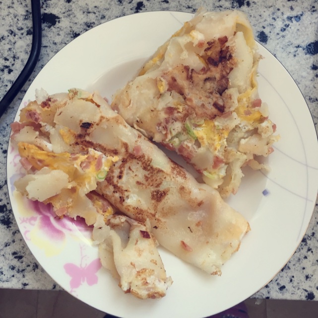 早餐鸡蛋煎饼