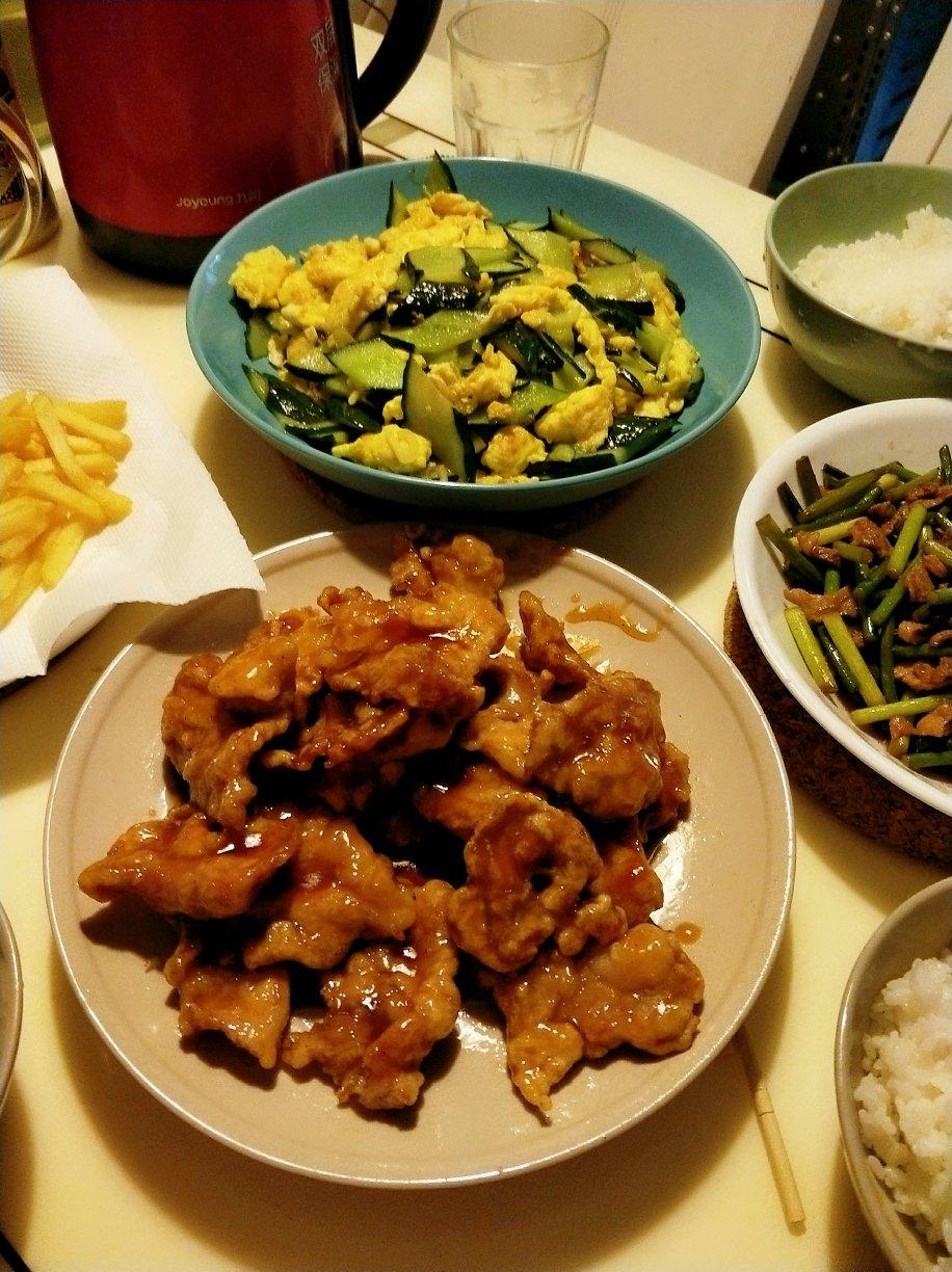 九点儿妈妈做的晚餐2018年7月8日