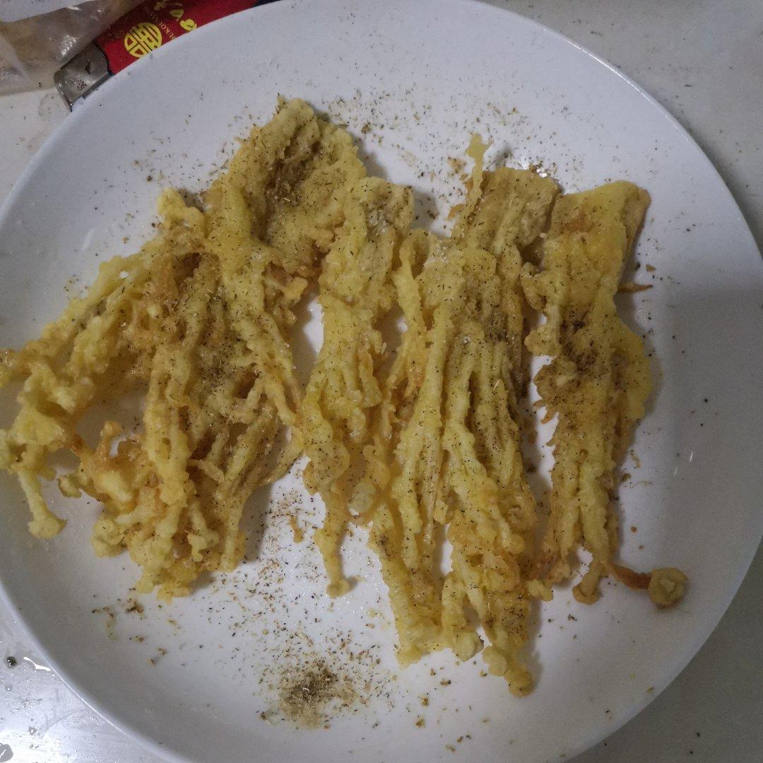 油炸椒盐金针菇