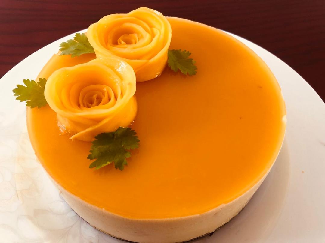 【视频】芒果慕斯（6寸） | 含镜面果胶配方