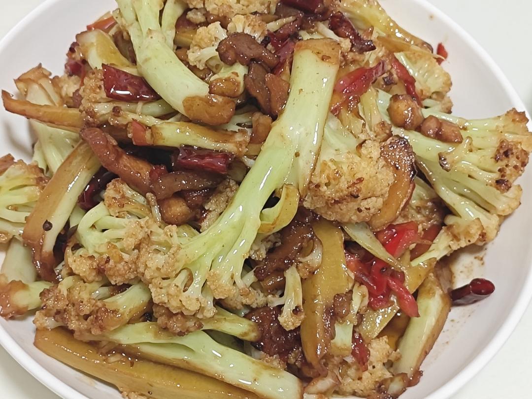 简单版干锅松花菜