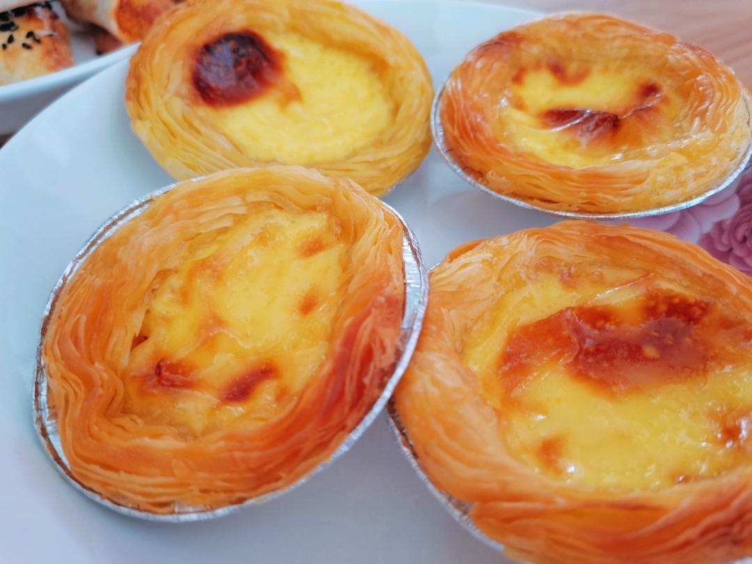 空气炸锅版全蛋葡式蛋挞『秒杀KFC』悠伴空气炸锅