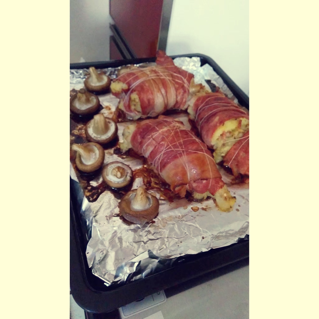 《食戟之灵》土豆培根烤肉