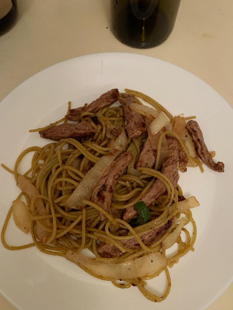 比餐厅好吃的黑椒牛柳意面🍝零失败简单教程