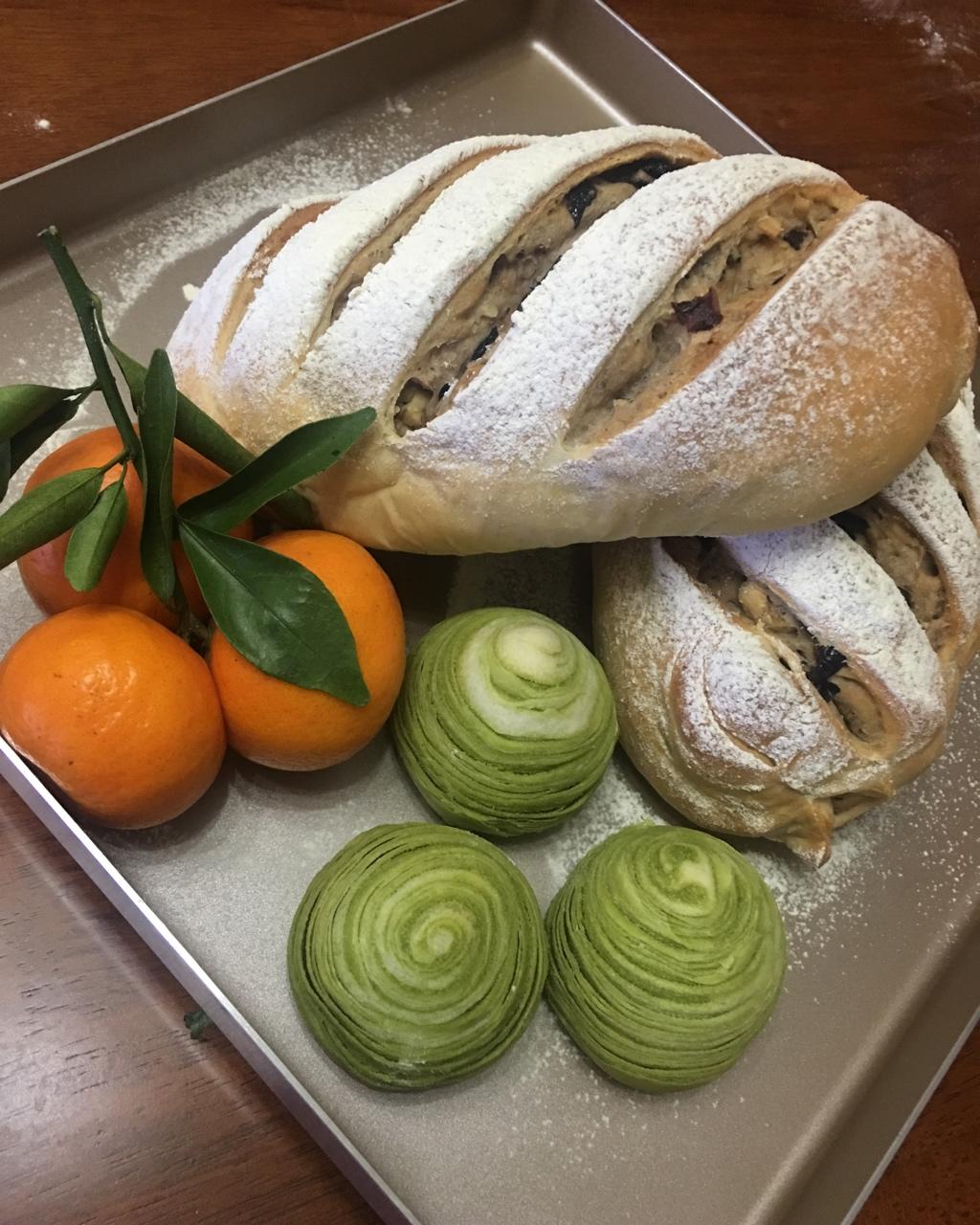 黑麦核桃红糖面包