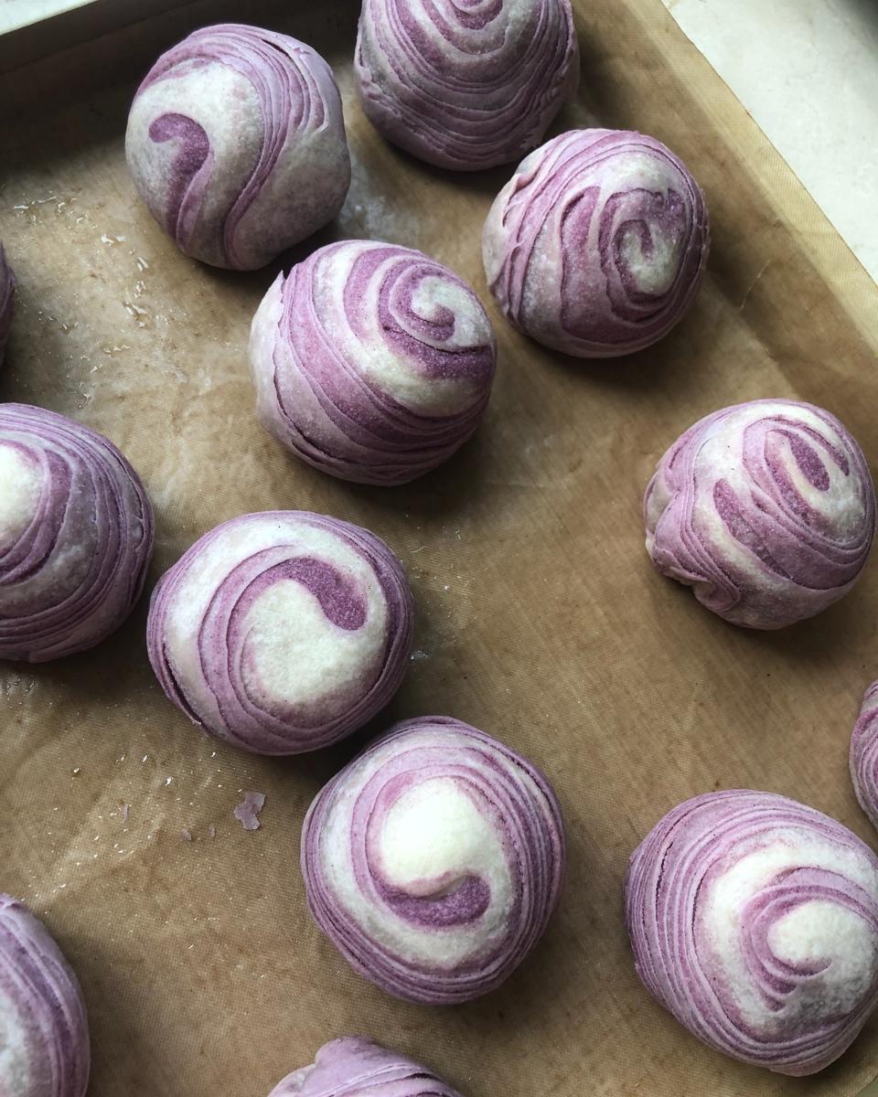 麻薯香芋酥/台湾大甲芋头酥(无猪油完美复刻2015.10修订各种抹茶酥、绿茶酥、蛋黄酥、紫薯酥通用哟）