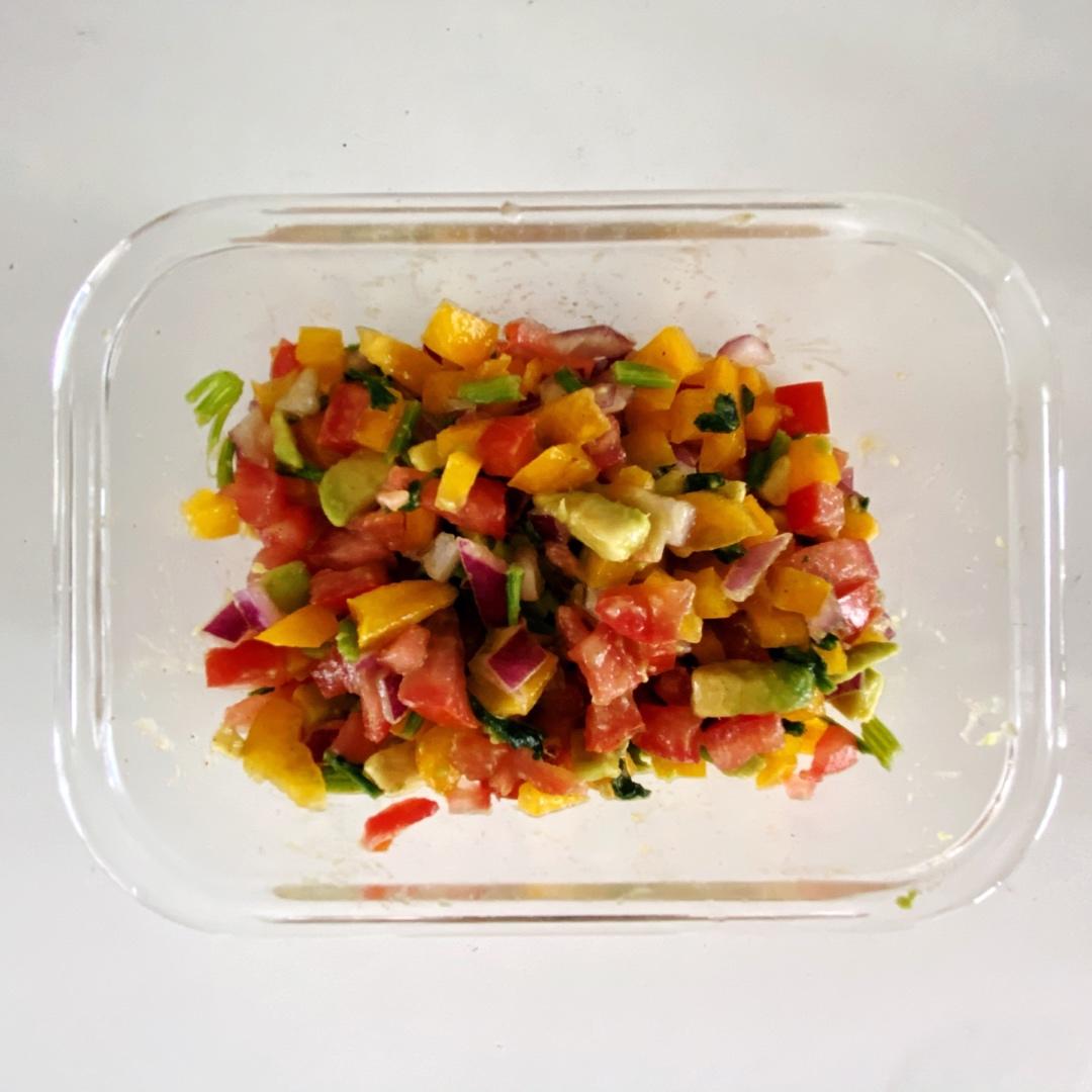 清爽开胃又低卡- 墨西哥牛油果莎莎酱 Mexican Avocado Salsa
