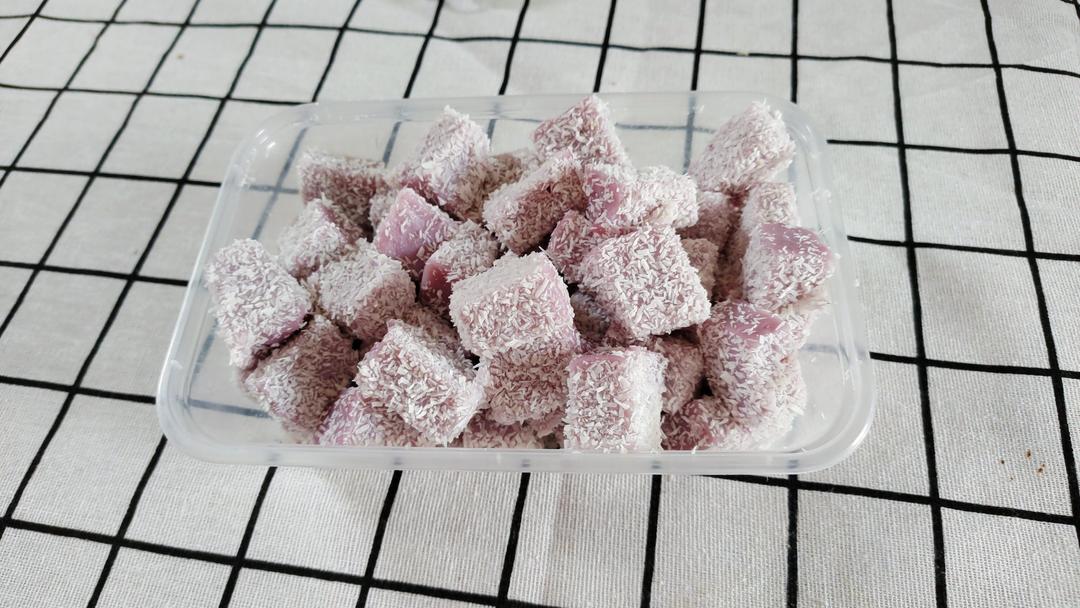 软糯香甜❗️超好吃紫薯牛奶小方