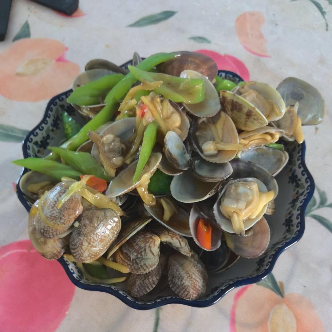 5分钟快手菜❗️秒杀路边摊爆炒花甲～好吃到爆