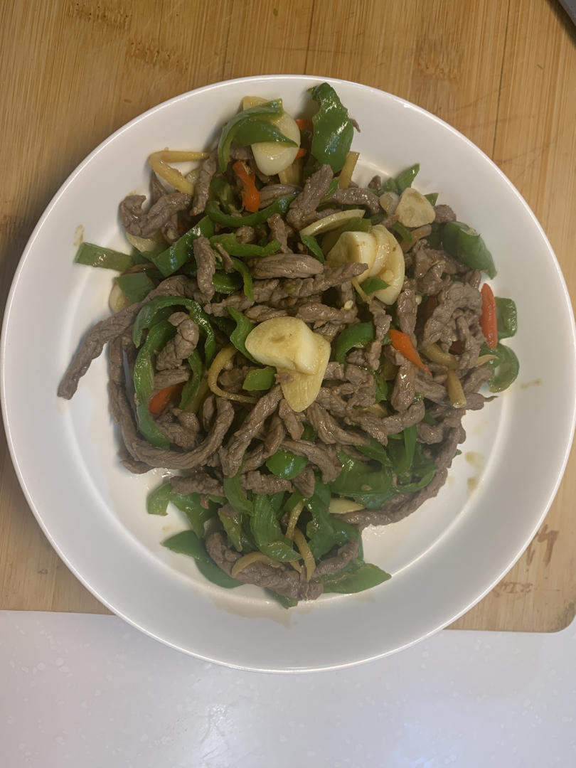 青椒炒牛肉