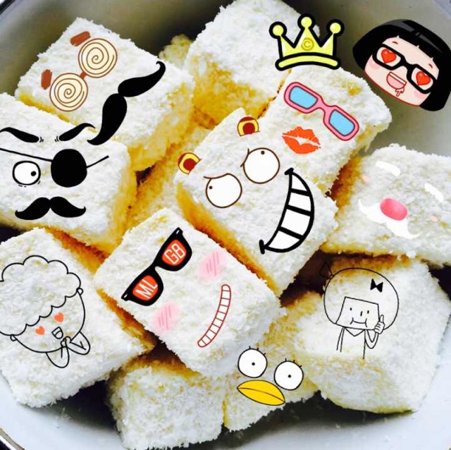 完胜85度C牛奶椰丝小方