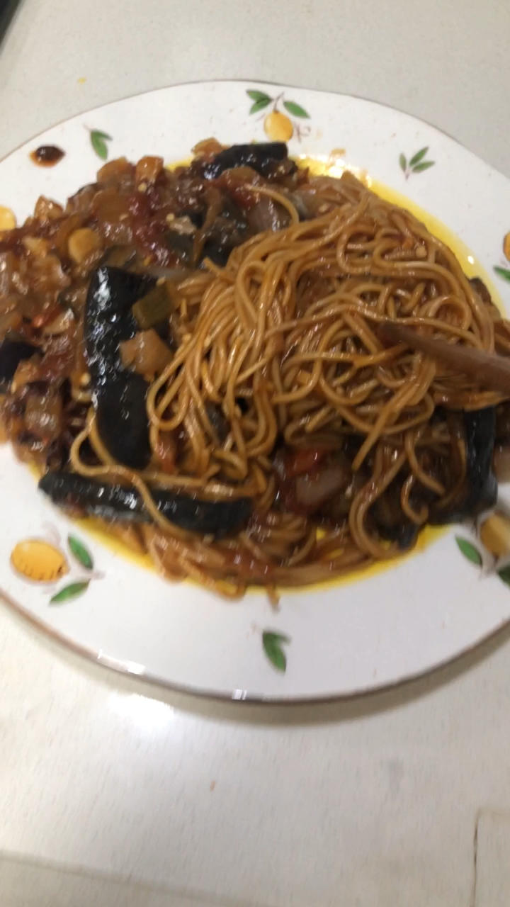 茄子焖面