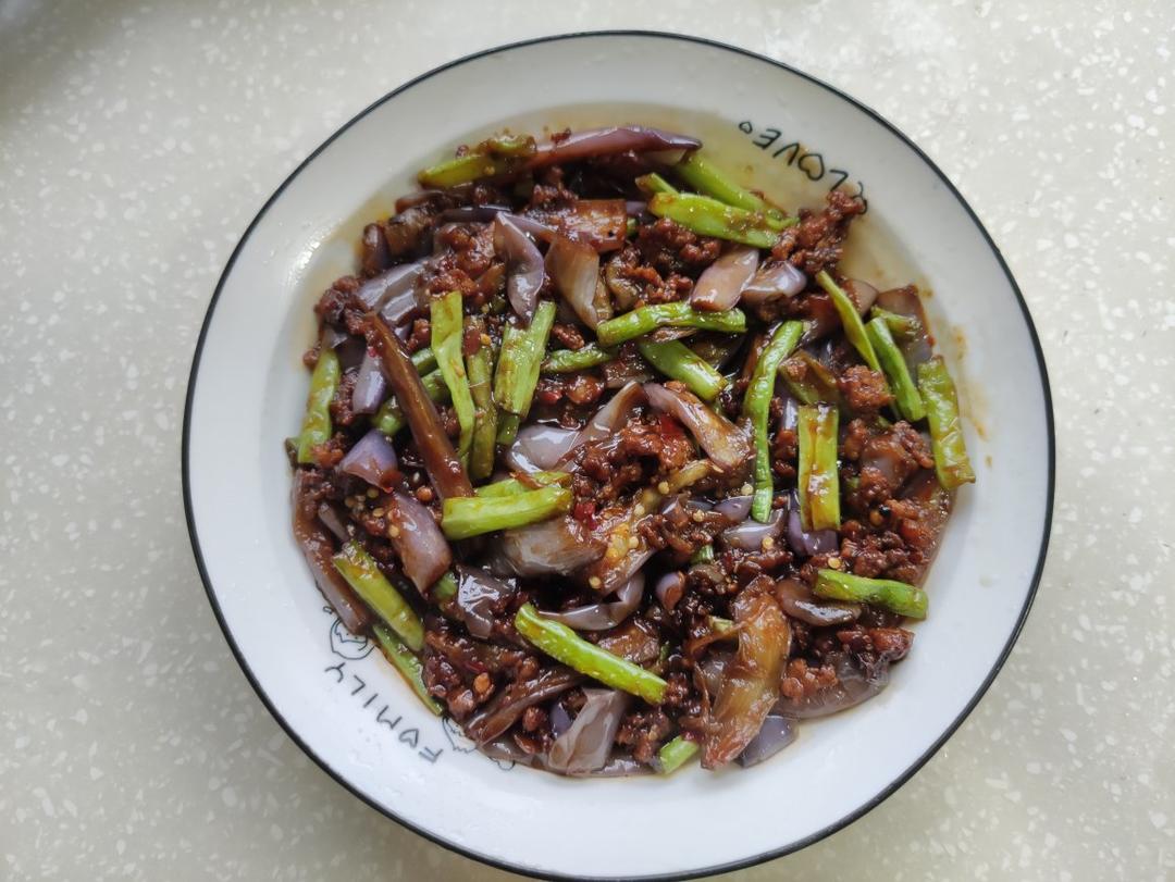 红烧肉沫茄子
