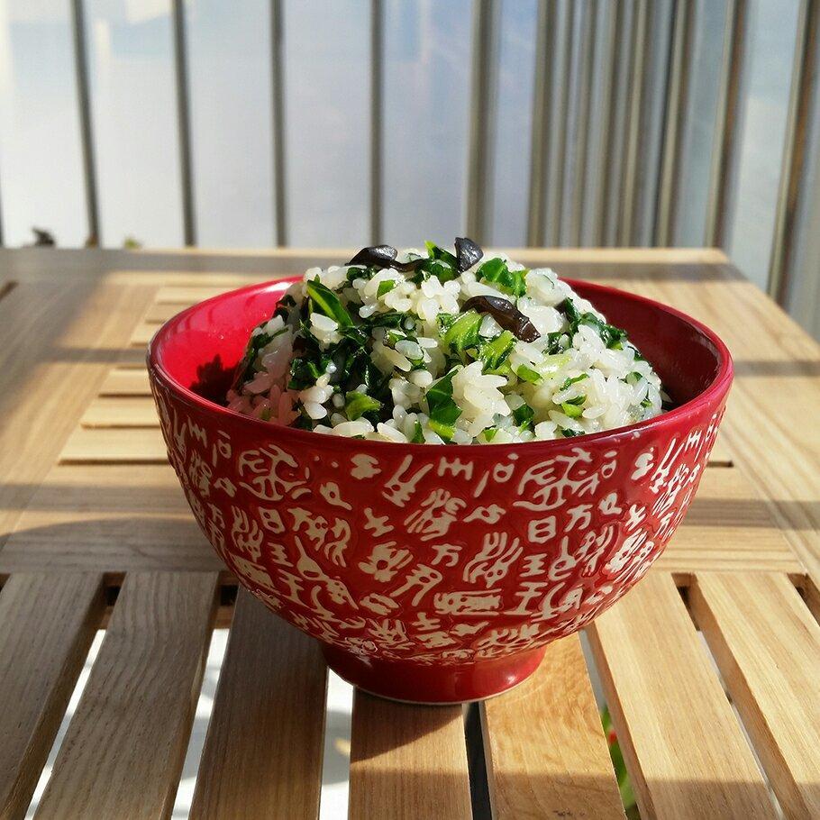 青菜炒饭的做法
