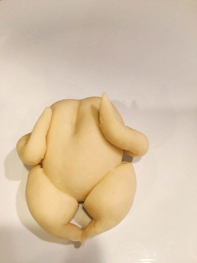 仿真烤火鸡馒头/包子（原创）