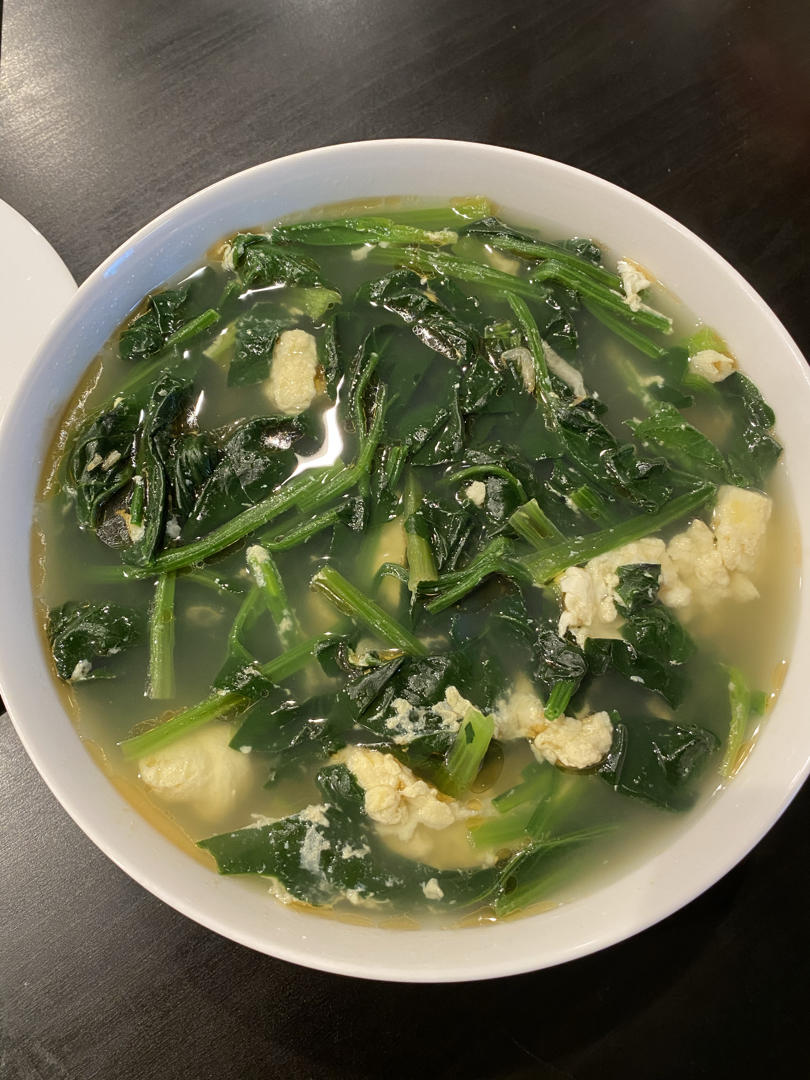 菠菜鸡蛋汤