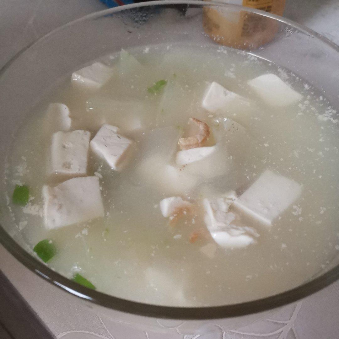 冬瓜豆腐虾米汤