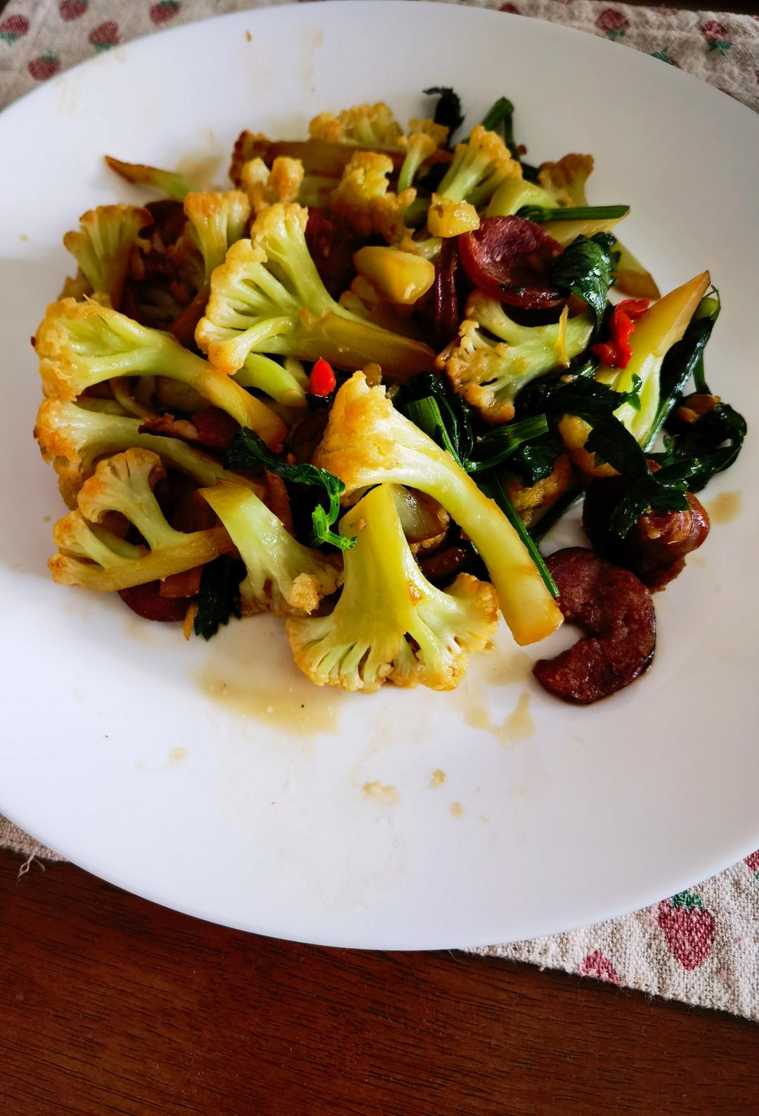 和饭店一个味道的干锅花菜