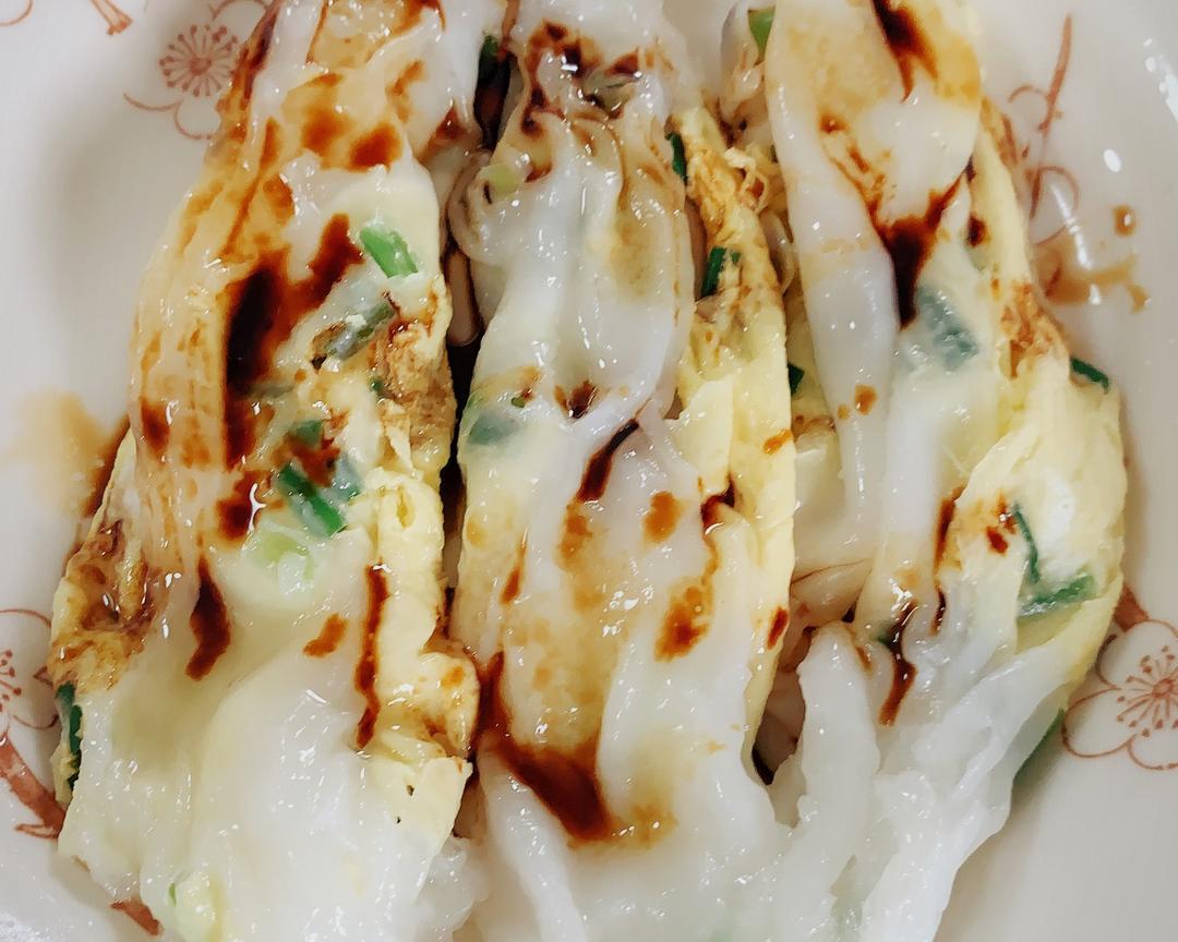 一分钟快手鸡蛋肠粉