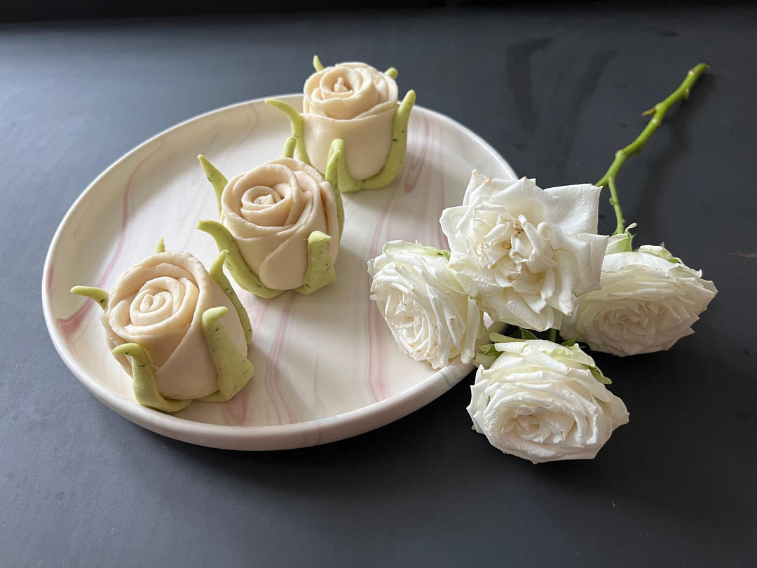 玫瑰花馒头