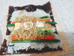 儿时的糯米饭团长大后的寿司紫菜包饭的做法 步骤2