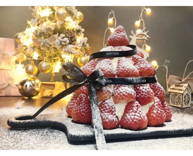 圣诞限定草莓奶油塔的做法