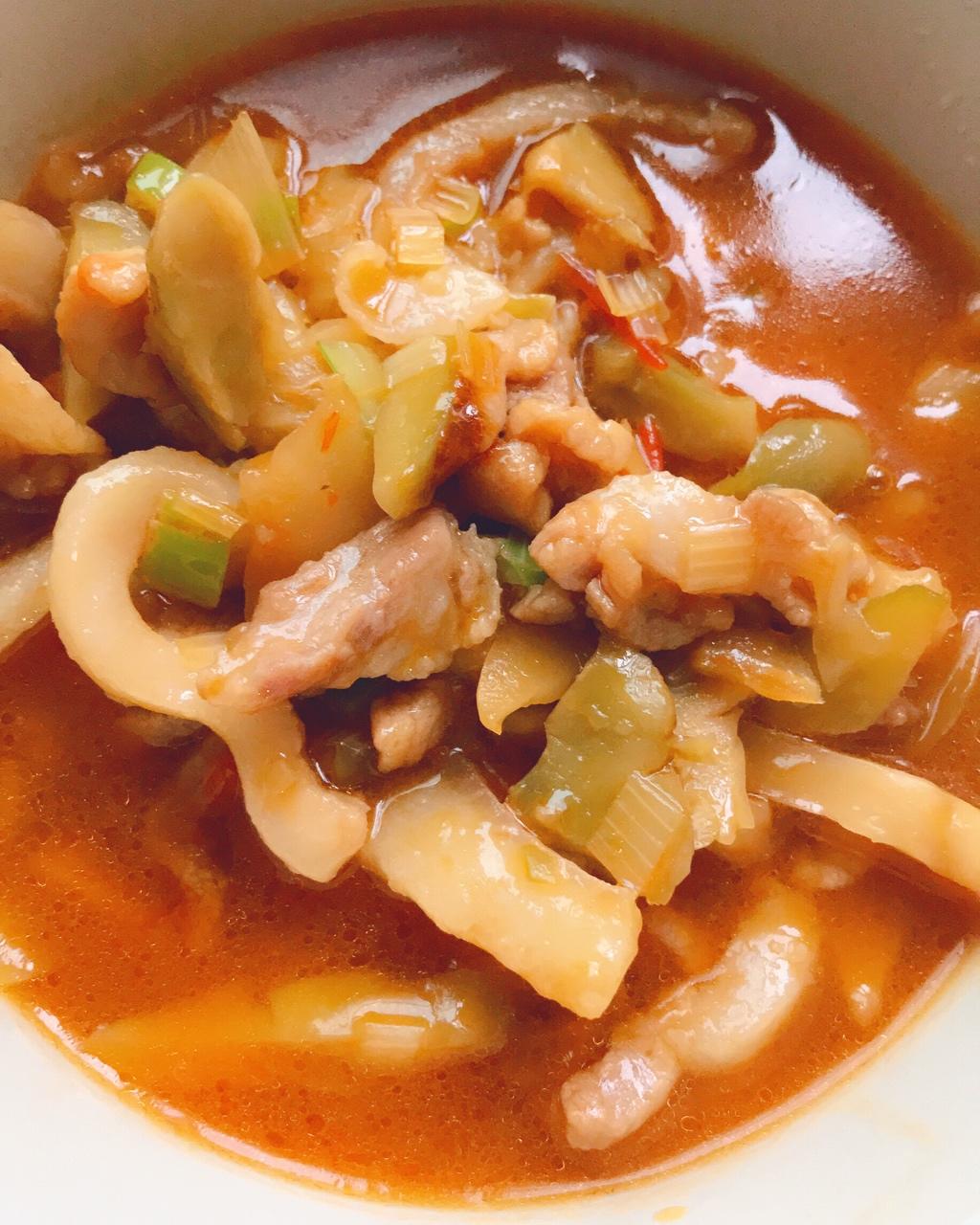 榨菜肉丝面
