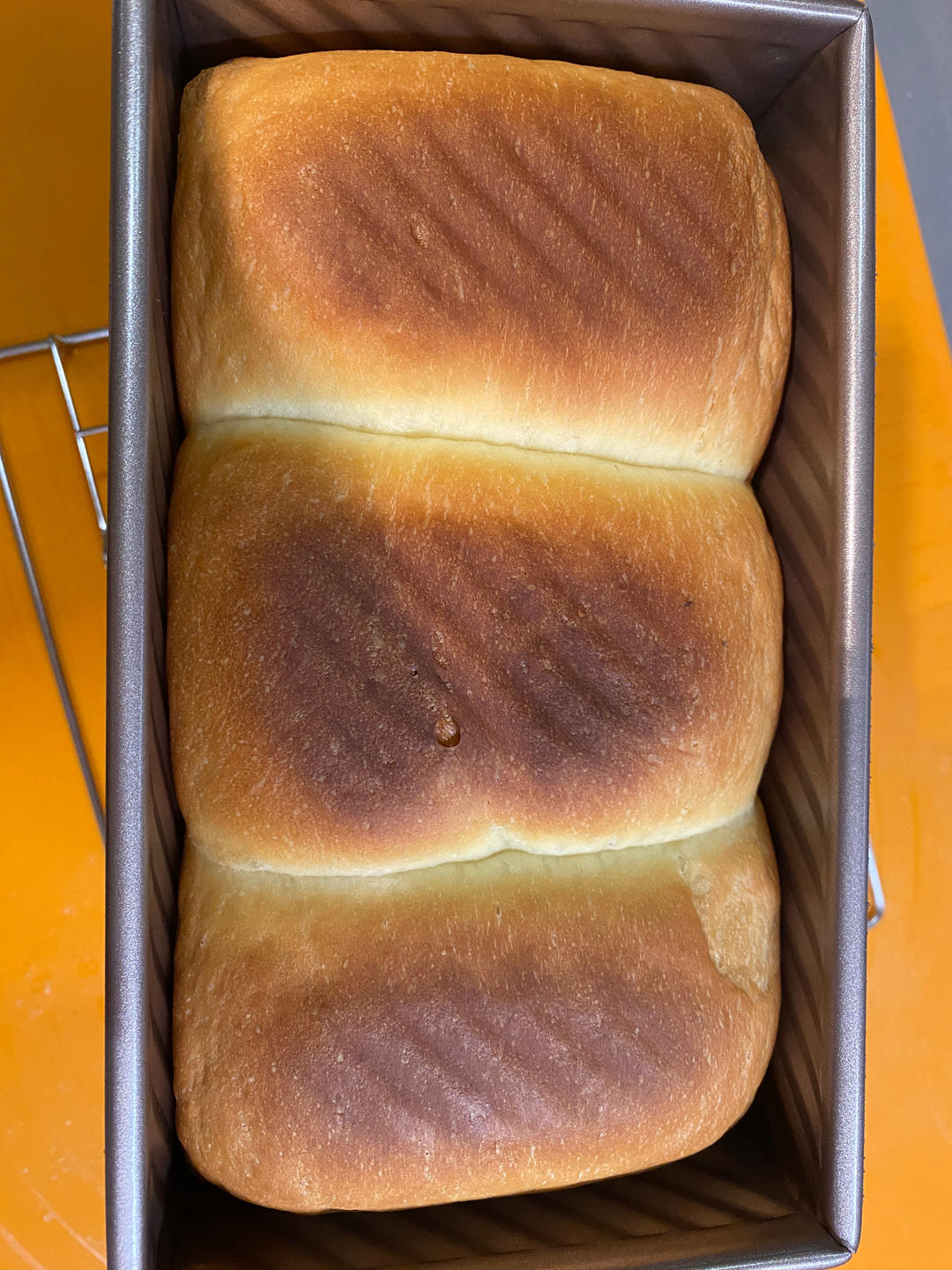 做一次就成功的牛奶吐司面包（手和面揉出手套膜）最后附全麦吐司